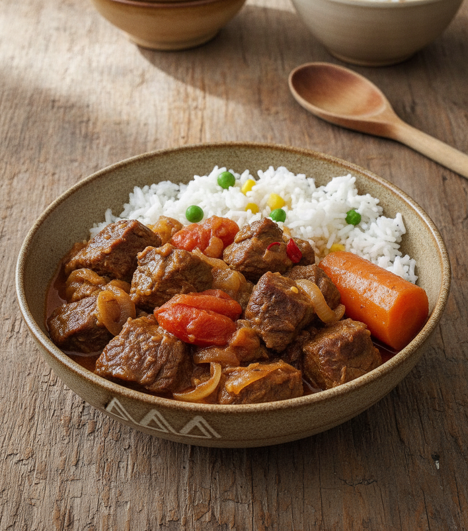 Bredee (Cape Stew), a dish from Hilda's “Where Is It?” of Recipes